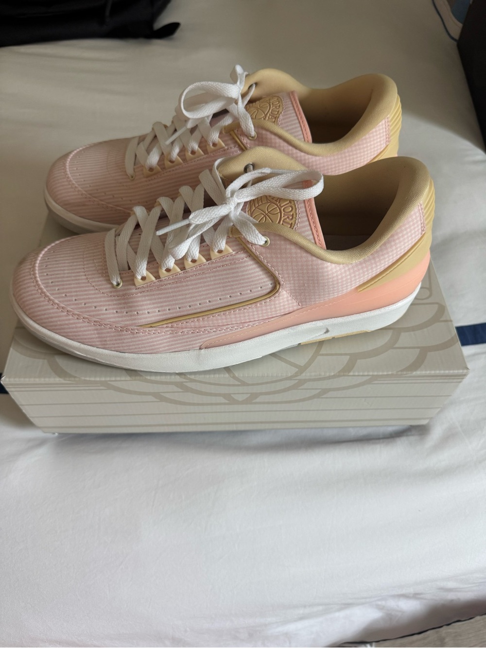 Jordan 2 Low Women’s Pink and Cream Sneakers